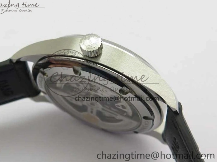 MIROTIME 0519 TimelessDesign Portuguese IW358304 ZF 1:1 Best Edition SS Blue Dial on Leather Strap A 7078